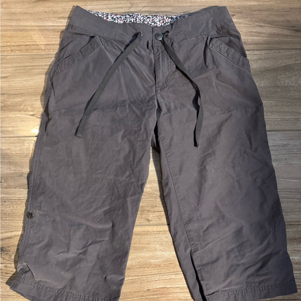 Columbia Gray Women's Athletic Cargo Capris Pants S